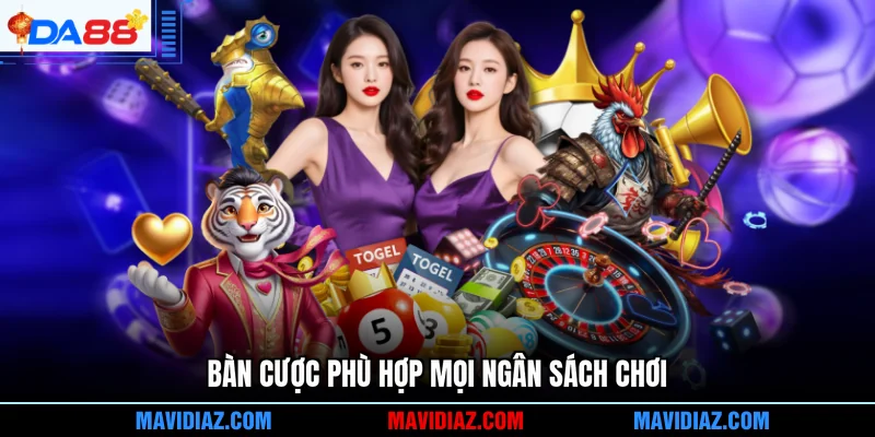 Bàn cược phù hợp mọi ngân sách chơi