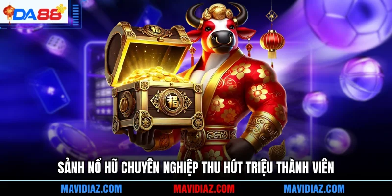 Sảnh nổ hũ chuyên nghiệp thu hút triệu thành viên